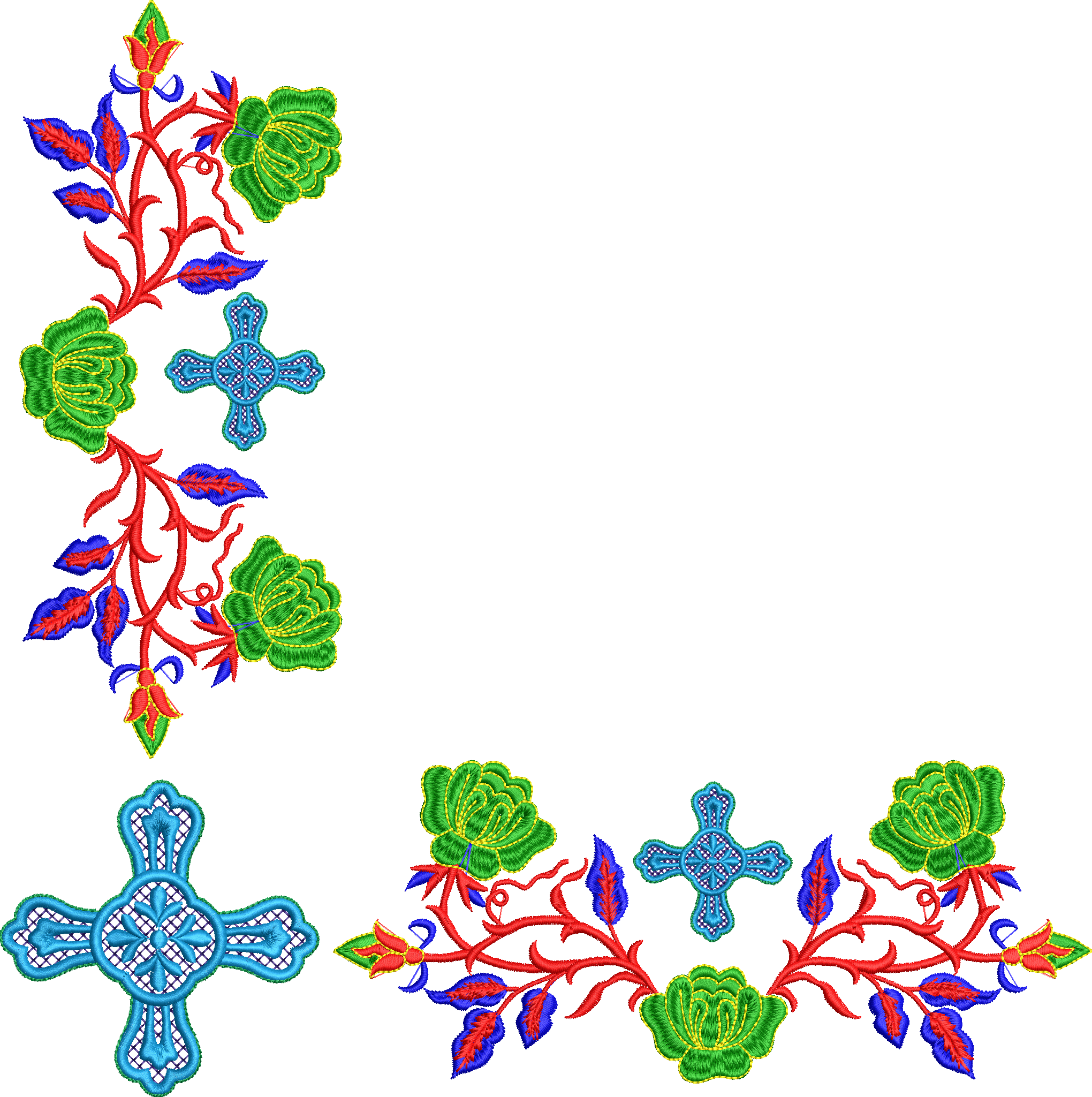 Pachet de modele de broderie pentru subcunună