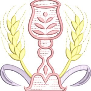 Ornament Broderie Potir Sfânta Masă — Fișier Master (.EMB)