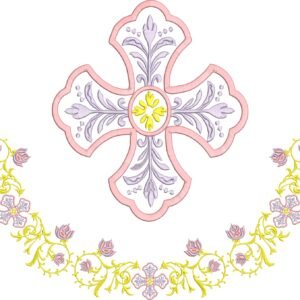 Pachet Broderie Floral Sfânta Masă & Dveră (Pachet #2) — Fișiere Master (.EMB)