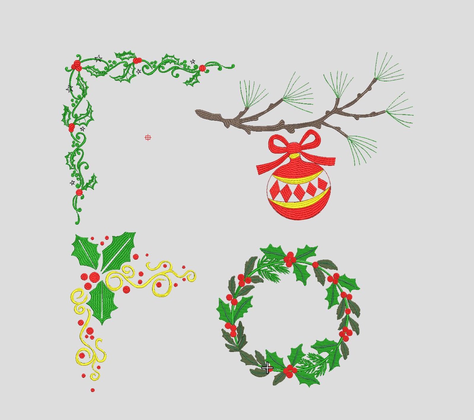 Set Ornamente Tradiționale & Cruciulițe — Fișiere Master (.EMB) - imagine 2